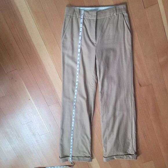 J Crew Hutton Trouser khaki 100% wool academia quiet luxury old money - Picture 11 of 14
